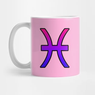 Pisces Bi Pride Symbol Mug